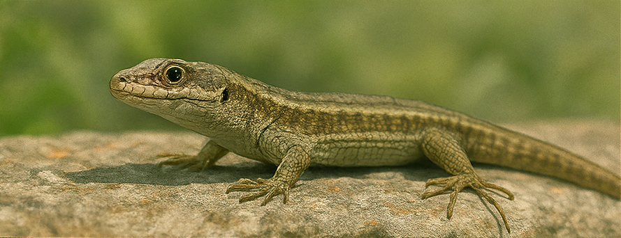 Dessin du lézard des murailles